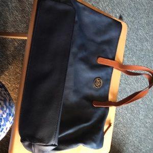 Joy Mangano Leather tote & crossbody bag